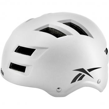 Casco protector Reebok Free Style blanco mate talla M para patinetes y bicicletas