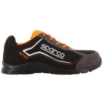 DUNLOP Zapato de Seguridad S1P T-MAX Navy Piel Nobuk y MesH, Puntera Fibra de Vidrio - DL0204002