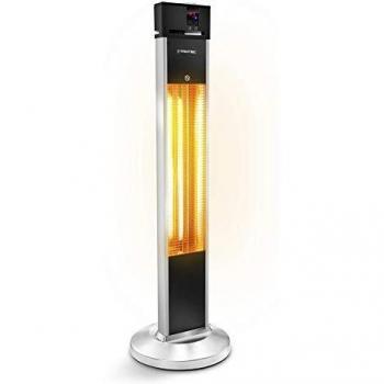 Estufa para Exterior Trotec IRS 2000 E, Calefactor por Radiación, Potencia de 2000W