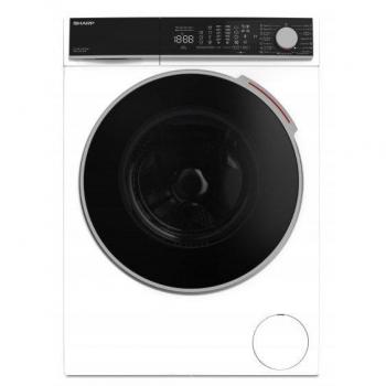 Lavadora Sharp ESNFL814CWNA 8 kg 1400 RPM con display blanco