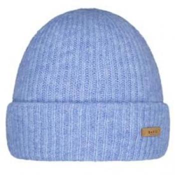 Witzia Beanie - Women's Stretchy Ribbed Knit Knitted Hat in Blue - One Size