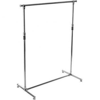 Portant a ropa extensible Achille en acero inoxidable - 114/190 cm x 52 cm x 101/172 cm - Diseño contemporáneo y moderno