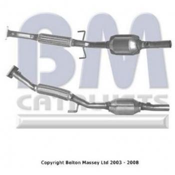Catalizador BM CATALYSTS BM91051H para Skoda Fabia 6Y2, Combi 6Y5 y Stufenheck 6Y3, Euro 4, Cerámica No Aprobada