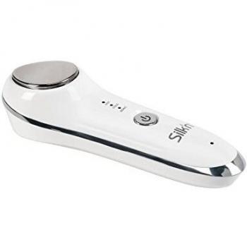 Silk'n SkinVivid, Masajeador facial con modo vibración, Masaje en calor y en frío, Blanco/Cromo, SV1PEU001