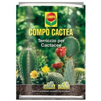 Tierra para Cactáceas Compo 5 lt - Terriccio ideal para crecimiento saludable y uniforme de plantas suculentas