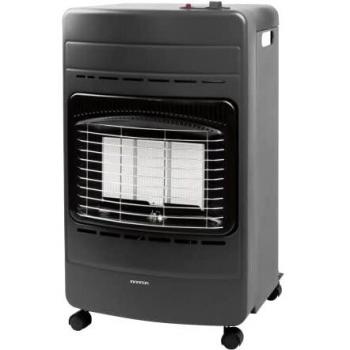 INFINITON HG-FL3 – Estufa de gas, Negra, 4200W, 73cm, Panel cerámico, Plegable, Propano o Butano o