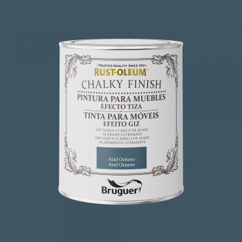 Pintura Rust-Oleum Chalky Finish Muebles Azul Océano 0,75L 5733886 Bruguer