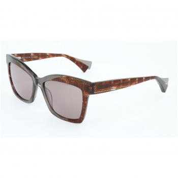 Alyson Magee AM5010 970 Women’s Sunglasses Brown Size 56