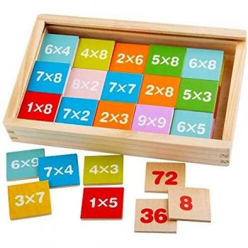 Juguetes de Madera Bigjigs Tiempos Tabla Box - Juguetes educativos