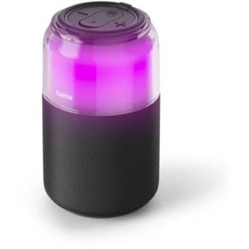 Altavoz Bluetooth Hama Can Speaker, 5W, 4 modos de luz LED, portátil y negro