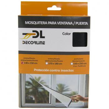 EPID - Mosquitera Con Velcro Negro Epid 130X150 Cm