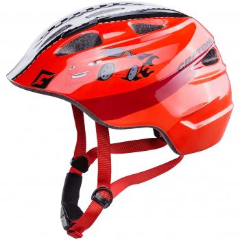 Cratoni Akino - Casco de Bicicleta Niños - Rojo Contorno de la Cabeza M | 53-58cm 2018