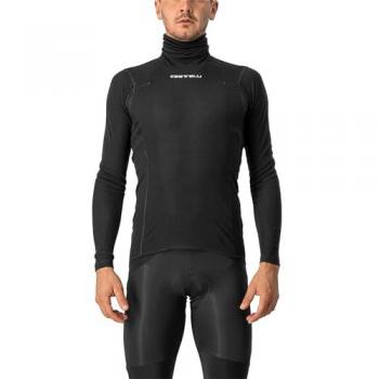 Camiseta interior Castelli Flanders Warm Negro Adulto cuello alto manga larga