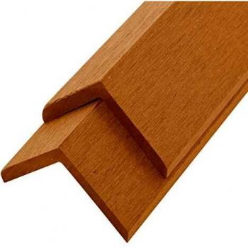 WPC Decking Angle Trims - Teak Color - 5 pcs, 170 cm