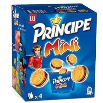 Principe - Galleta Mini Crema De Chocolate, 160 g - , Pack de 6