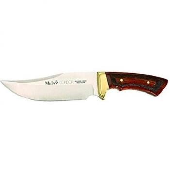 Cuchillo de caza Muela Condor con hoja enteriza y agarra de madera haya de 29 cm 