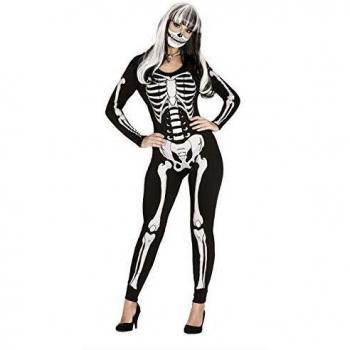 Guirca- Disfraz adulta skeleton, Talla 38-40