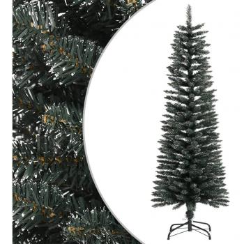 vidaXL Artificial Slim Christmas Tree with Stand Green 120 cm PVC