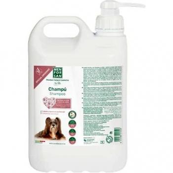 Menforsan Champú con Proteínas de Seda y Aceite de Argán para Perros 5L