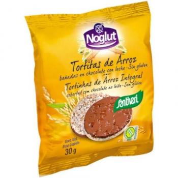 Santiveri Noglut Tortitas de Arroz con Chocolate de Leche Sin Gluten 30g