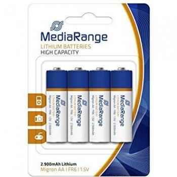 Baterías de Litio AA 1.5V 2900mAh Pack de 4 Piezas No Recargables