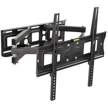 TecTake Soporte de Pared para TV de Pantalla Planta, inclinable y Giratorio VESA 400x400 máximo 100kg 66-140 cm