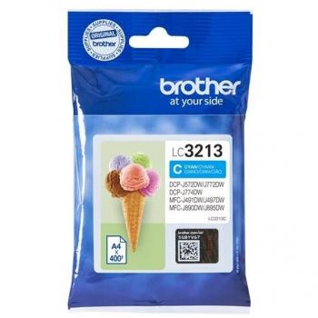 Cartucho de Tinta Brother LC-3213C Cian - Original - Alto Rendimiento