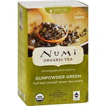 Organic Teas and Teasans, 1.27 oz, Gunpowder Green, 18/Box