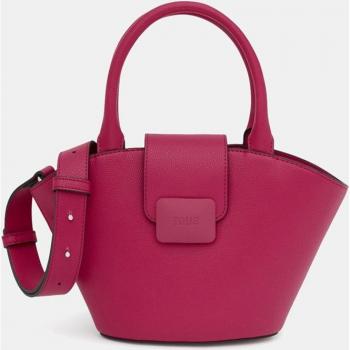 Capazo pequeño fucsia TOUS Lucia - Bolso de hombro transformable Spring/Summer 2024