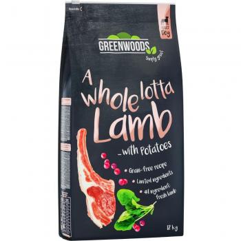 Greenwoods Lamb with Potatoes, Spinach and Cranberries - Economy Pack: 2 x 12 kg