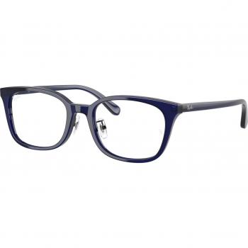 Ray-Ban RX5407D Asian Fit 5986 Unisex Eyeglasses Blue Size 52 with Blue Light Block Available