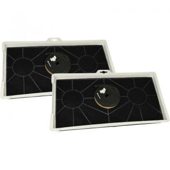 Filtro de Carbón Activado Vhbw 2x Compatible con Gaggenau AH273170/04, AH273170/03, AH273170/02, AH273170/01 para Campanas Extractoras + Material de F