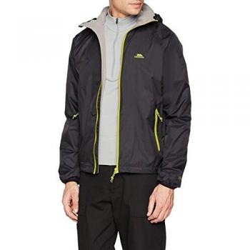 Trespass Rocco Ii Chaqueta Impermeable, Hombre, Blk, 2XS