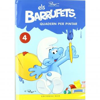 Els Barrufets. Quadern per pintar, 4
