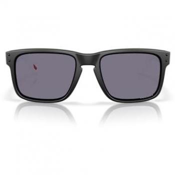 Oakley Holbrook Unisex Sunglasses with Prizm Grey Lenses - Matte Black, Size: One Size