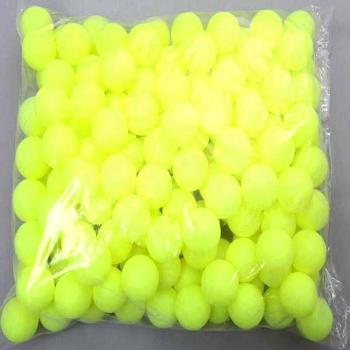 Coface 150Pcs Scrub Mesa de ping pong pelota de ping pong Bolas de la lotería de limón amarillo