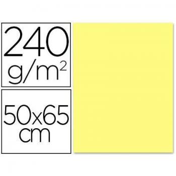 Liderpapel - Cartulina, 240 g/m², Amarillo Medio
