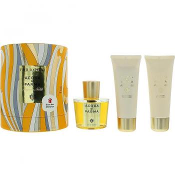 Acqua Di Parma X Emilio Pucci Magnolia Nobile Gift Set: Eau De Parfum 100ml, Bath Shower Gel 75ml, Deodorant Spray 50ml