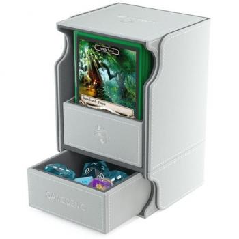 Asmodee - Watchtower 100+ Convertible Deck Box, capacidad para 100 cartas con fundas, diseño convertible y funcional, ideal para organizar y proteger tus mazos de juego