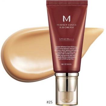 Missha M Perfect Cover BB Cream SPF 42 PA+++ - Warm Beige No. 25 (50ml)