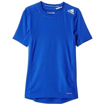 adidas Yb Tf Base Tee Camiseta, Niños, Azul