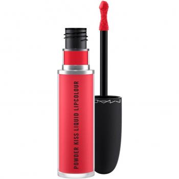 MAC Powder Kiss Liquid Lipcolour Matte Liquid Lipstick - Shade Escandalo! 5 ml