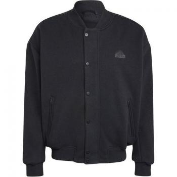 Chaqueta Adidas Brand Love Hombre Negro, talla XL, material ligero, diseño moderno, cierre frontal con cremallera, logo de Adidas en el pecho