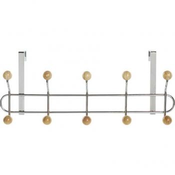 Perchero para Puertas DKD Home Decor Plateado Natural Acero Plástico Moderno 45 x 6,5 x 19 cm