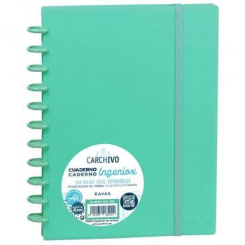 Cuaderno Ingeniox A4 100h Horizontal Verde Intense