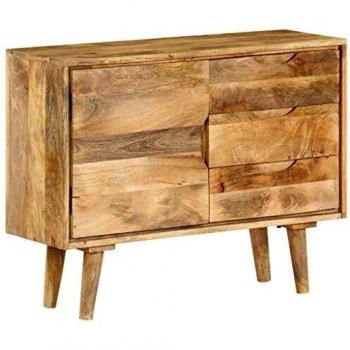 vidaXL Mango Aparador Madera Maciza 90x30x69 cm Mesa Consola Mueble Auxiliar