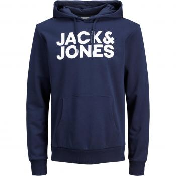 Jack & Jones Plus Size Corp Logo Hoodie for Men - EU3XL US1XL