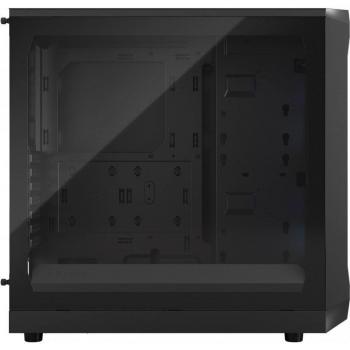 Fractal Design Focus 2 ATX Mid Tower Case with Tempered Glass Panel and RGB Lighting - Black (FD-C-FOC2A-03)