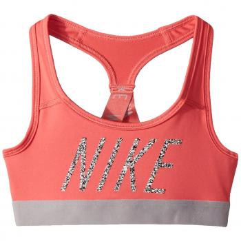 Nike G NP Bra Logo Strap GFX AOP3 - Sujetador Deportivo, Niña, Multicolor