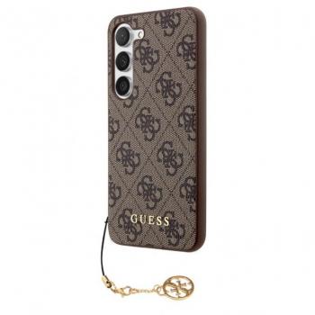 Funda Guess 4G Charms para Samsung Galaxy S23 - Marrón